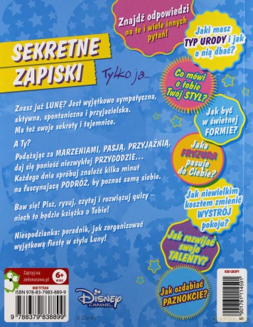 Sekretne zapiski. Soy Luna (twarda) [KSIĄŻKA]