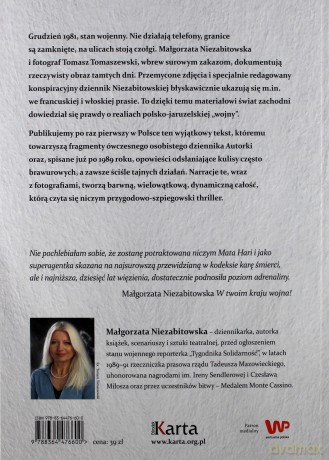 W twoim kraju wojna - Małgorzata Niezabitowska (twarda) [KSIĄŻKA]