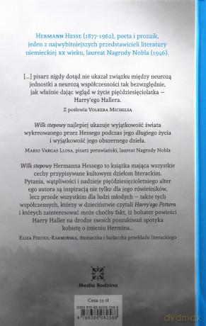 Wilk stepowy - Hermann Hesse (twarda) [KSIĄŻKA]