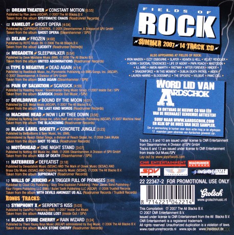 Fields of Rock. Summer 2007 (wydanie kopertowe) [CD]