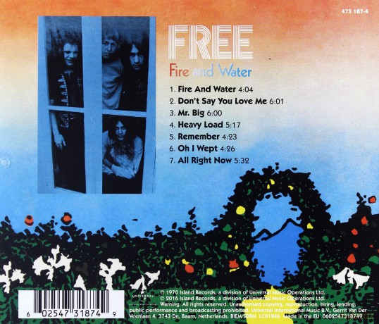 Free: Fire And Water [CD]