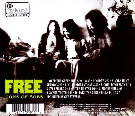 Free: Tons Of Sobs [CD]