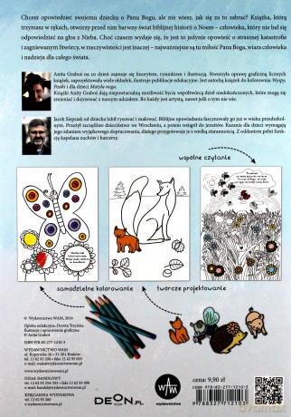 Arka Noego. Kolorowanka kreatywna z naklejkami - Jacek Siepsiak [KSIĄŻKA]