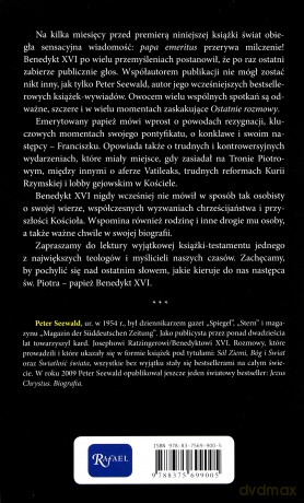 Benedykt XVI Ostatnie rozmowy - Peter Seewald [KSIĄŻKA]