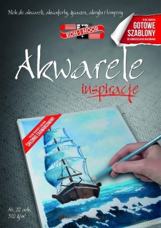 Blok Inspiracje 2 - Akwarele A4/20 arkuszy 320 g