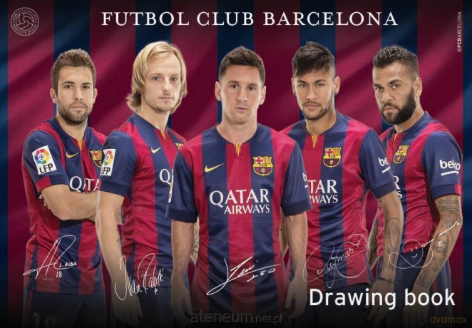 Blok rysunkowy A3/20K FC Barcelona