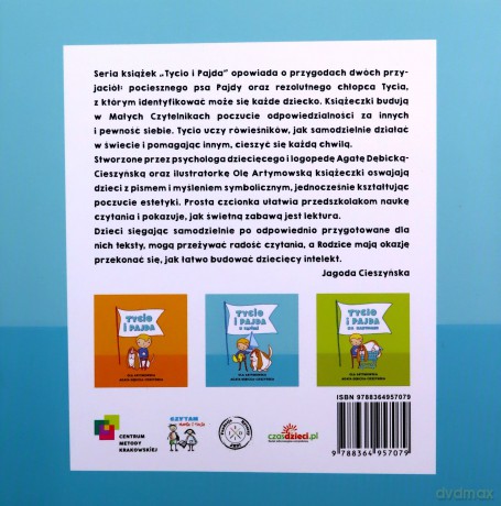 Czytam Mamie i Tacie. Tycio i Pajda w kąpieli - Ola Artymowska, Agata Dębicka-Cieszyńska [KSIĄŻKA]