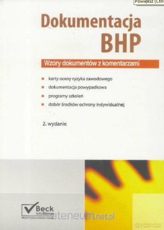 Dokumentacja BHP [CD]