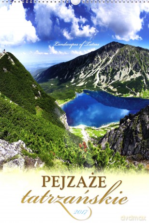 Kalendarz 2017 Ścienny Reklam. Pejzaże tatrzańskie [KALENDARZ]