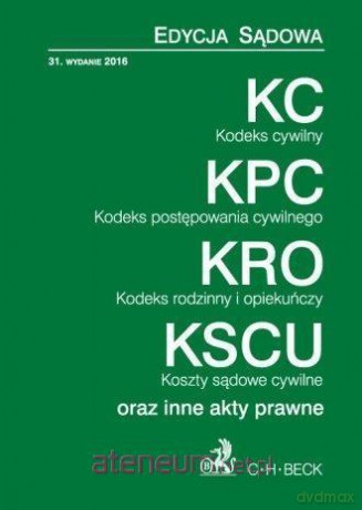 Kodeks cywilny. Kodeks postępowania cywilnego [KSIĄŻKA]