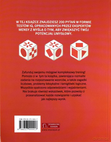 Mensa The High IQ Society. Testy IQ - Richard Cater [KSIĄŻKA]