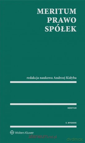 Meritum. Prawo spółek [KSIĄŻKA]