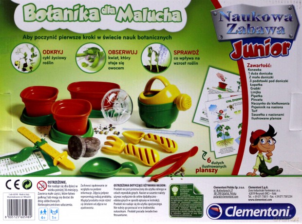 CLEMENTONI Naukowa zabawa Junior. Botanika dla Malucha