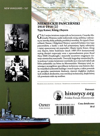 Niemieckie pancerniki 1914-1918 (2) - Gary Staff [KSIĄŻKA]