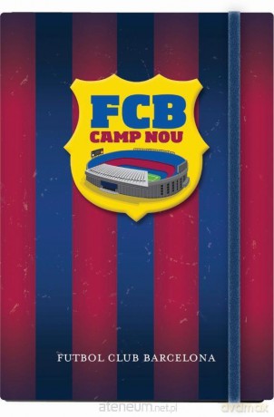 Notes A6 na gumkę FC Barcelona