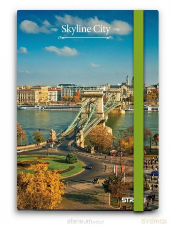 Notes A6 na gumkę Skyline City