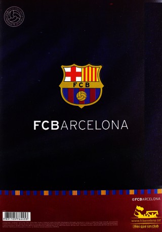 Papier kolorowy w teczce A4 FC Barcelona