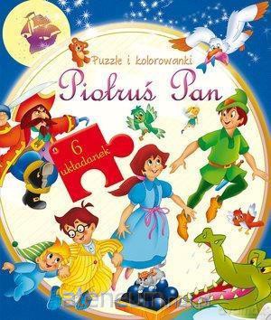 Puzzle i kolorowanki. Piotruś Pan [KSIĄŻKA]
