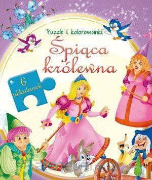 Puzzle i kolorowanki. Śpiąca Królewna [KSIĄŻKA]