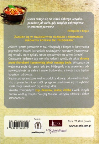 Św. Hildegarda z Bingen. Zdrowe i proste gotowanie - Brigitte Pregenzer, Brigitte Schmidle [KSIĄŻKA]