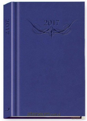 Terminarz 2017 B6 Print - fioletowy [KALENDARZ]