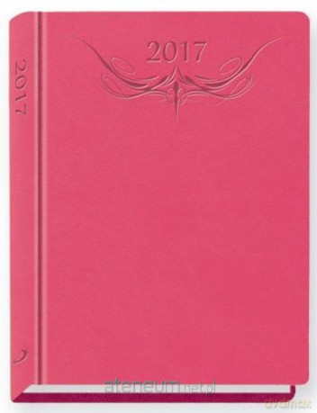 Terminarz 2017 B7 Print - różowy [KALENDARZ]