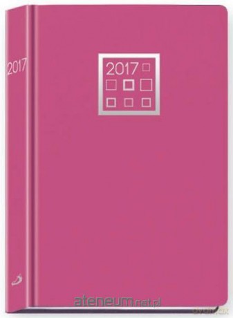 Terminarz 2017 B7 Standard - różowy [KALENDARZ]