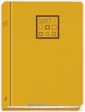 Terminarz 2017 B7 Standard - żółty [KALENDARZ]