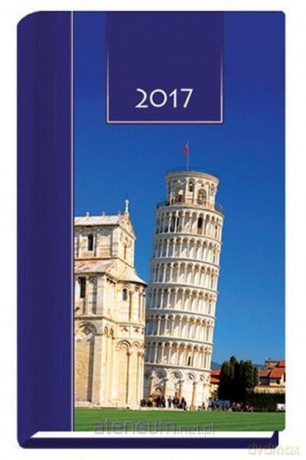 Terminarz 2017 Kolor tygodniowy - krzywa wieża [KALENDARZ]
