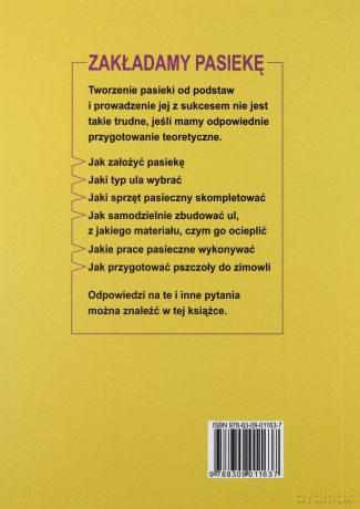 Zakładamy pasiekę - Adam Roman [KSIĄŻKA]