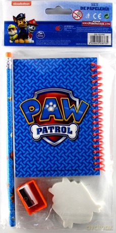 Zestaw z notesem Psi Patrol