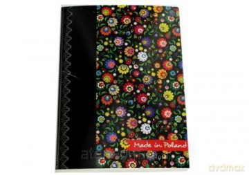 Zeszyt A5/60K kratka UV Folk (10 szt)