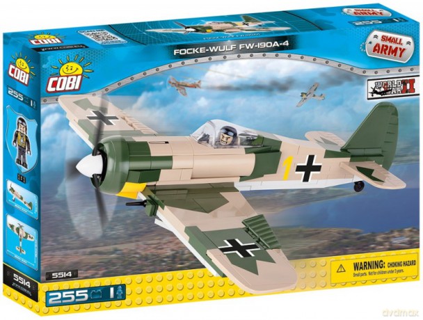 Armia Focke-Wulf Fw 190 A-4 - myśliwiec niemiecki [KLOCKI]