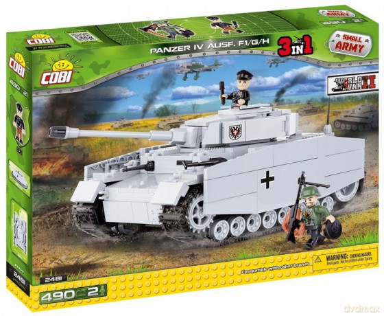 Armia Panzer IV F1/G/H - niemiecki czołg średni [KLOCKI]
