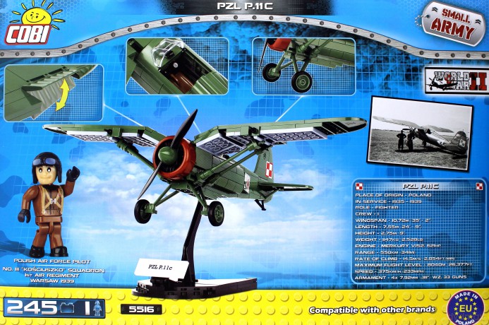 Armia PZL P.11C [KLOCKI]