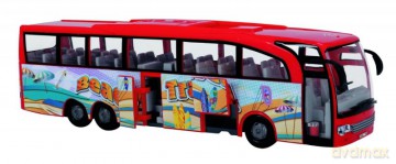 Autobus turystyczny czerwony