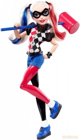 BARBIE Lalki superbohaterki Harley Quinn
