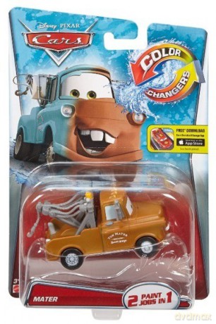 CARS Samochodzik zmieniający kolor Mater