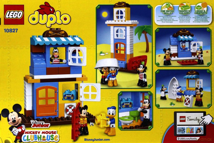 LEGO DUPLO Dom na plaży Mickey [KLOCKI]