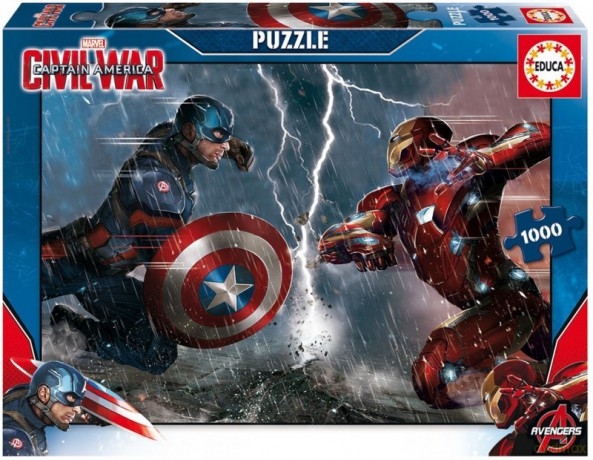 EDUCA 1000 el. Kapitan Ameryka: Civil War [PUZZLE]