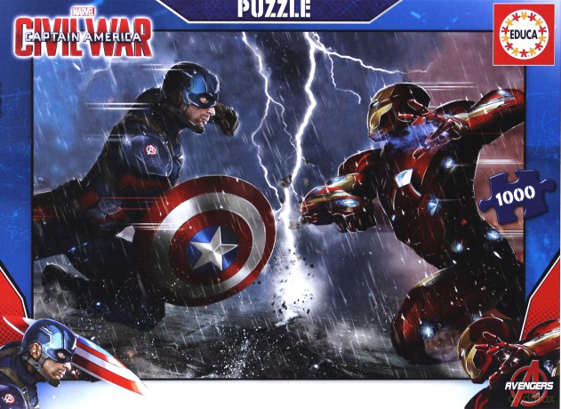 EDUCA 1000 el. Kapitan Ameryka: Civil War [PUZZLE]