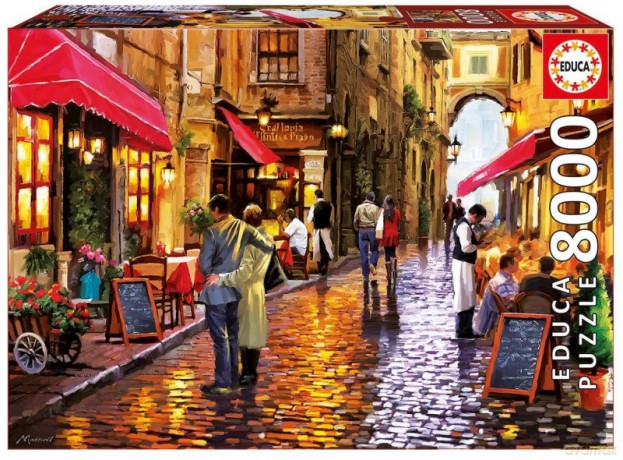 EDUCA 8000 el. Ulica kafejek [PUZZLE]