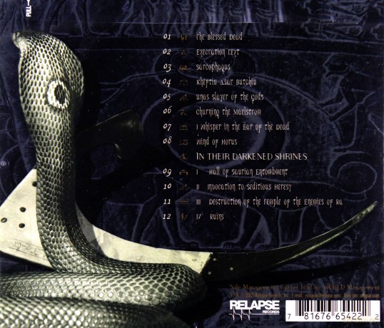 Nile: In Their Darkened Shrines [CD]