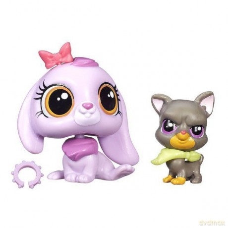 Littlest Pet Shop Bunny i Doberman [FIGURKA]