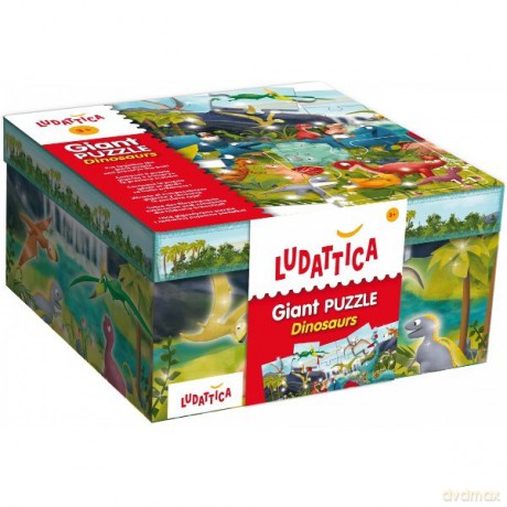 LUDATTICA Gigant puzzle Dinozaury [PUZZLE]