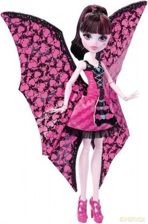 MONSTER HIGH Draculaura Wampiskrzydła 2w1