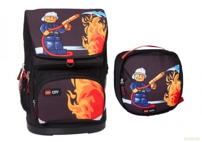 Plecak LEGO CITY FIRE duży + worek