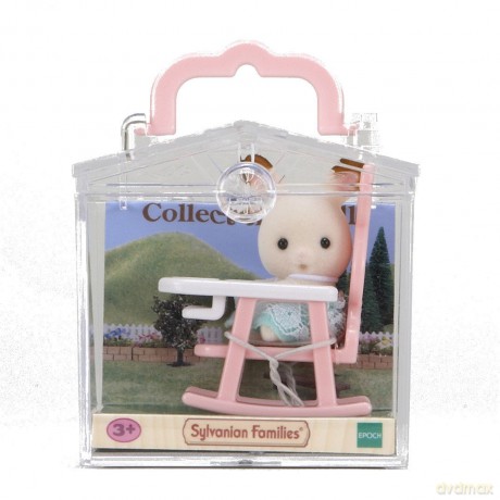 Sylvanian Families Przenośny zestaw dla dziecka (królik na krzesełku dziecięcym) [FIGURKA