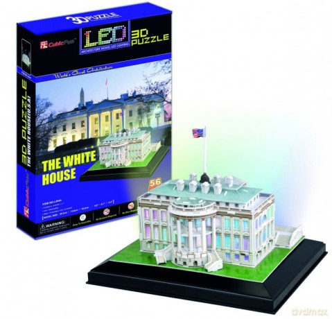 PUZZLE 3D Biały Dom (Światło) [PUZZLE]
