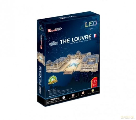PUZZLE 3D Palac Luwr LED [PUZZLE]